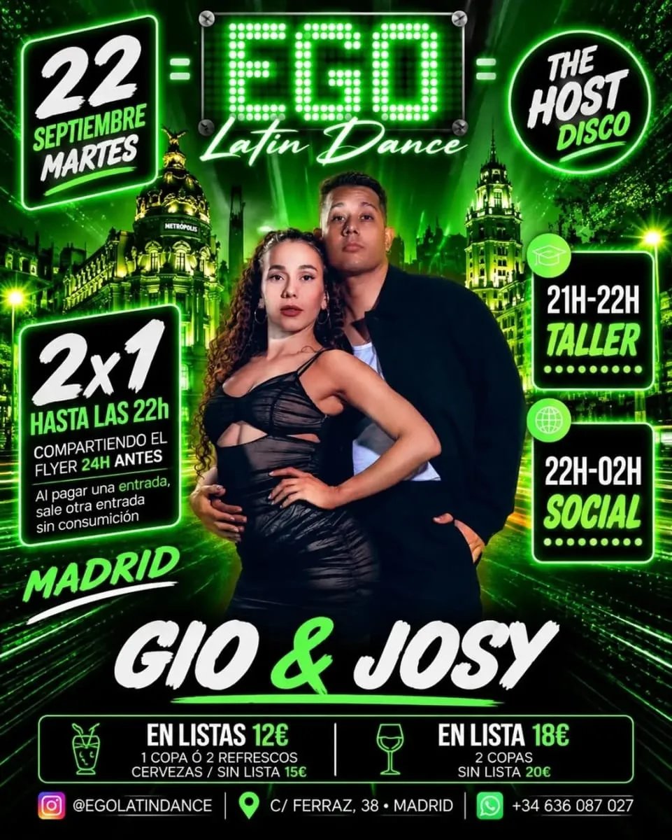 EGO Latin Dance – Gio & Josy Bachata Fusion & Social