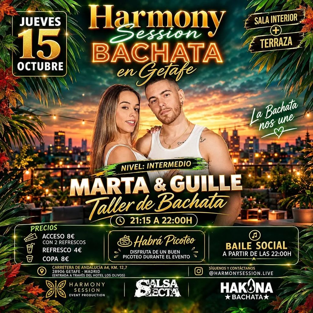 Harmony Session Bachata en Getafe