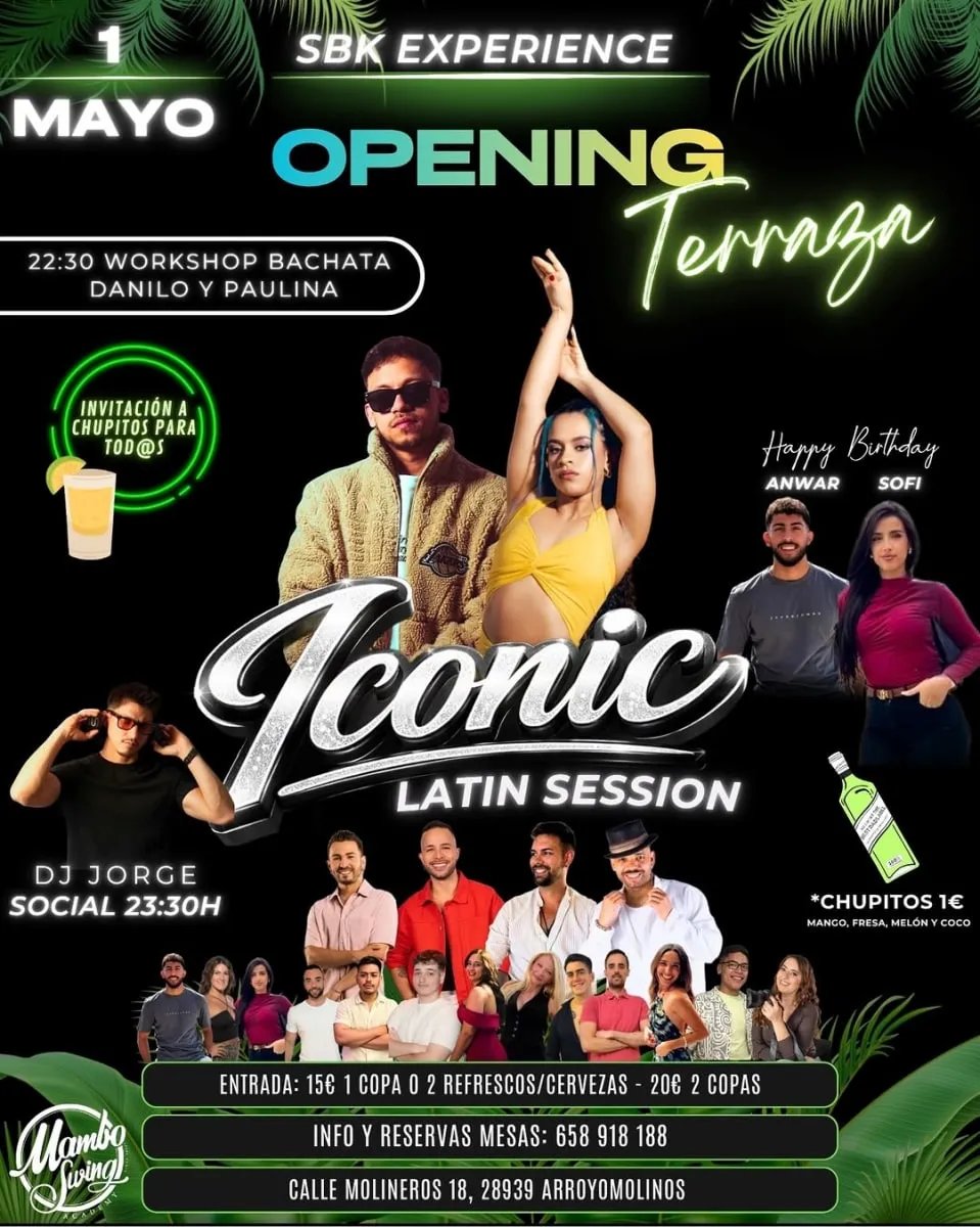 Iconic Latin Session – Opening Terraza SBK Experience