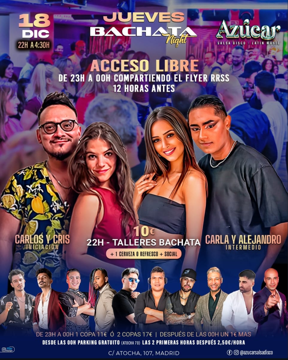 Jueves Bachata Night