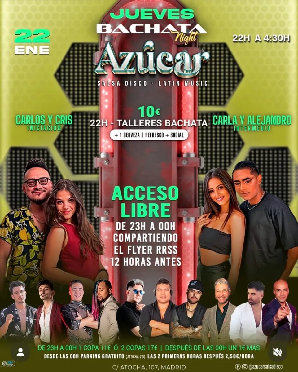 Jueves Bachata Night Azúcar