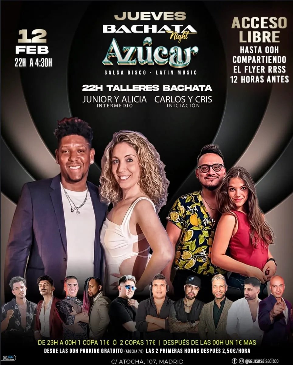 Jueves Bachata Night Azúcar