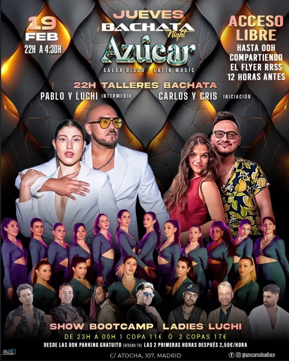 Jueves Bachata Night Azúcar