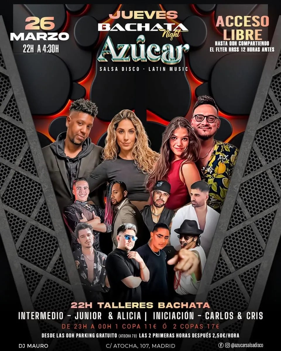 Jueves Bachata Night Azúcar