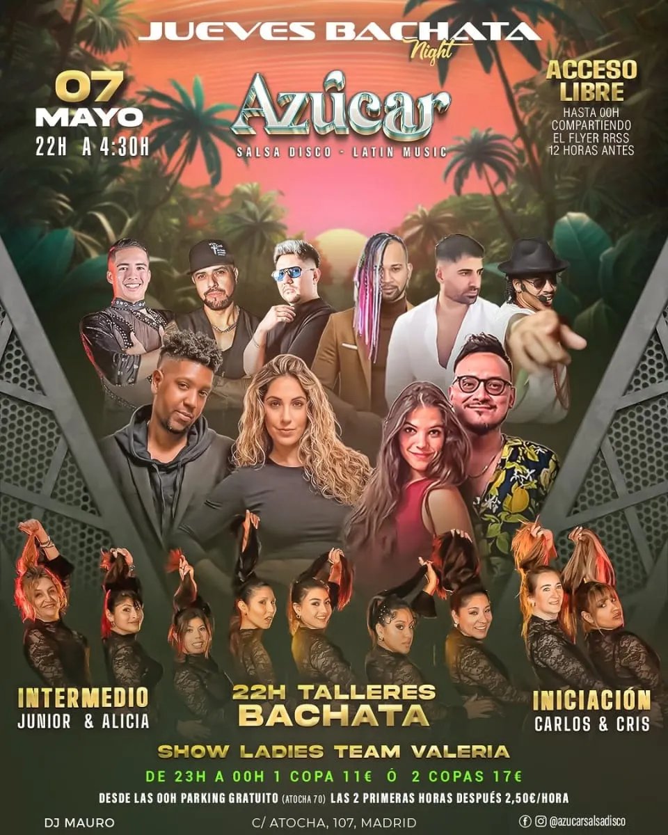 Jueves Bachata Night Azúcar