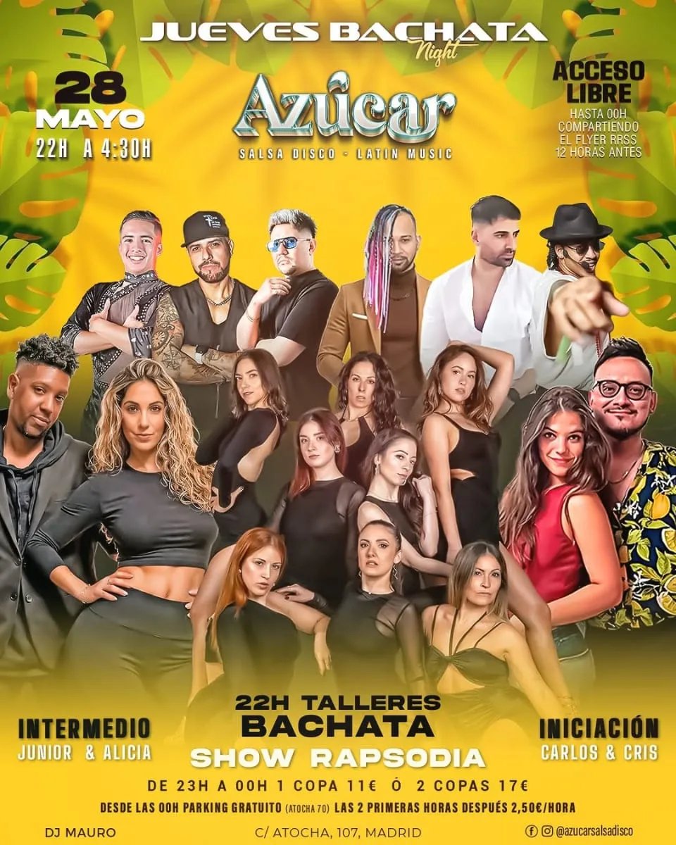 Jueves Bachata Night Azúcar
