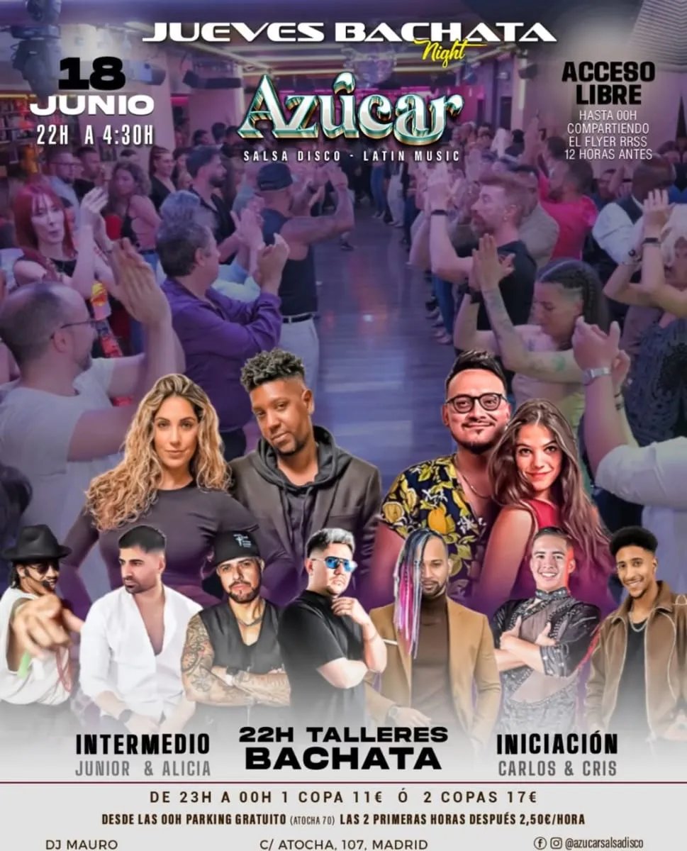 Jueves Bachata Night Azúcar