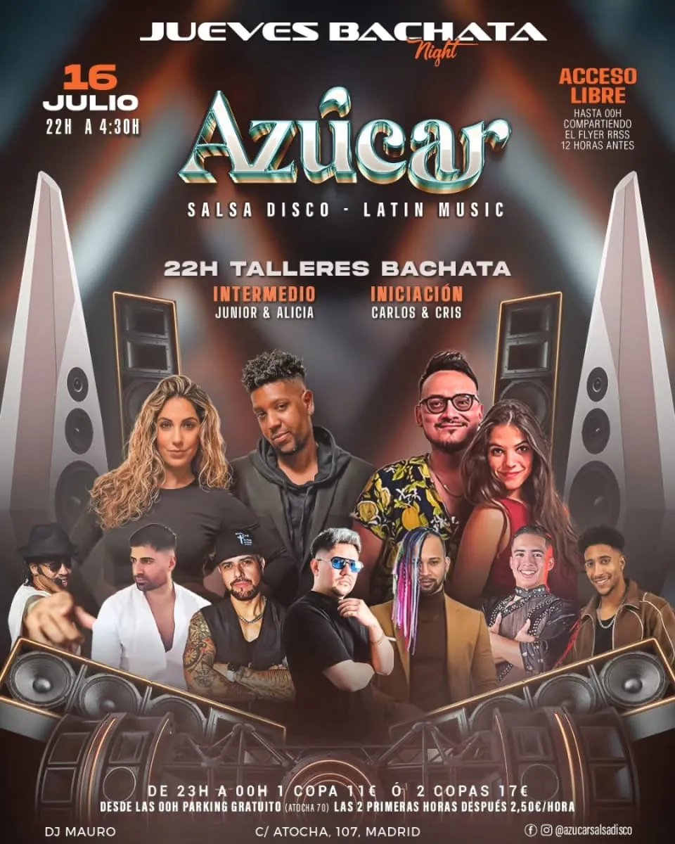 Jueves Bachata Night Azúcar