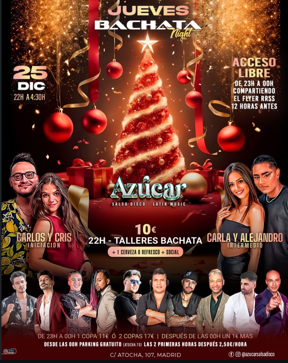 Jueves Bachata Night - Especial Navidad