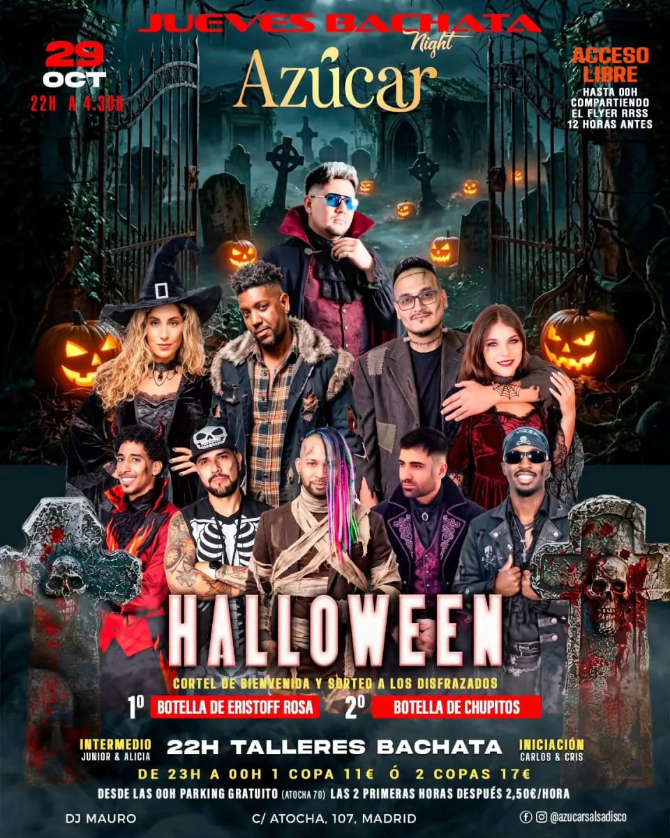 Jueves bachata night Halloween