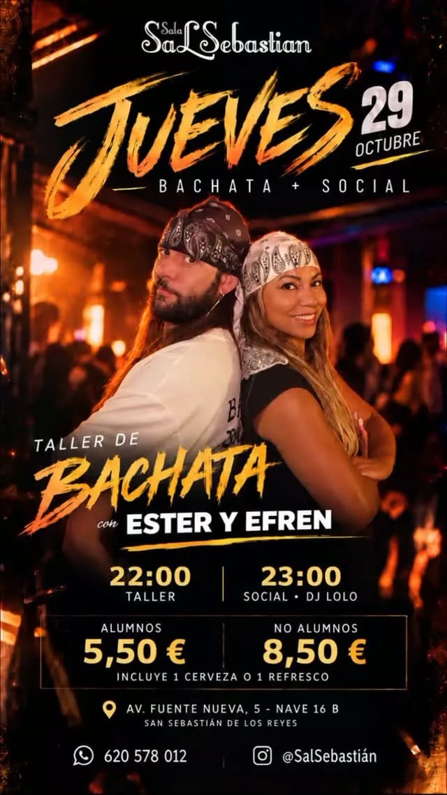 Jueves bachata + social