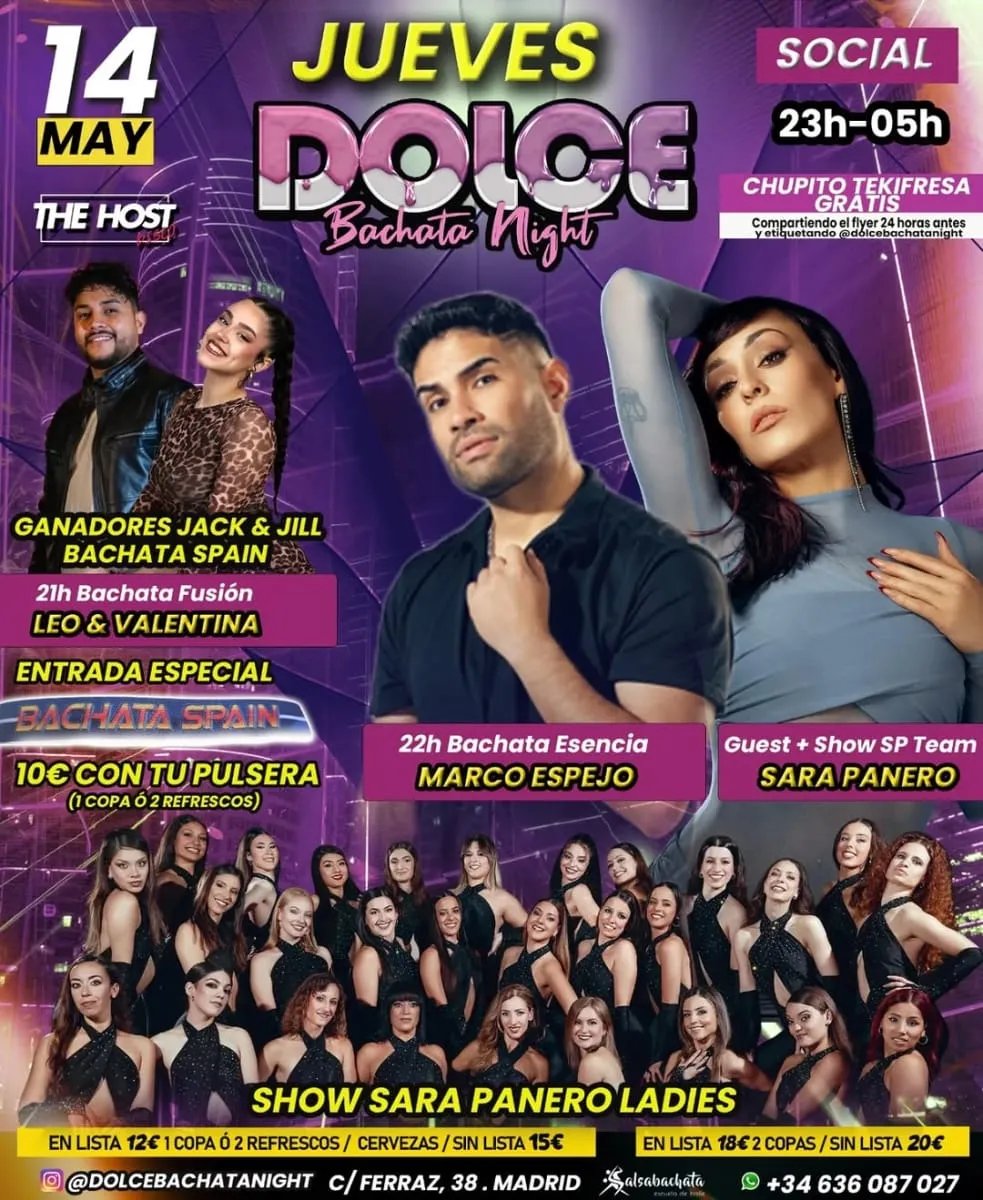 Jueves Dolce Bachata Night