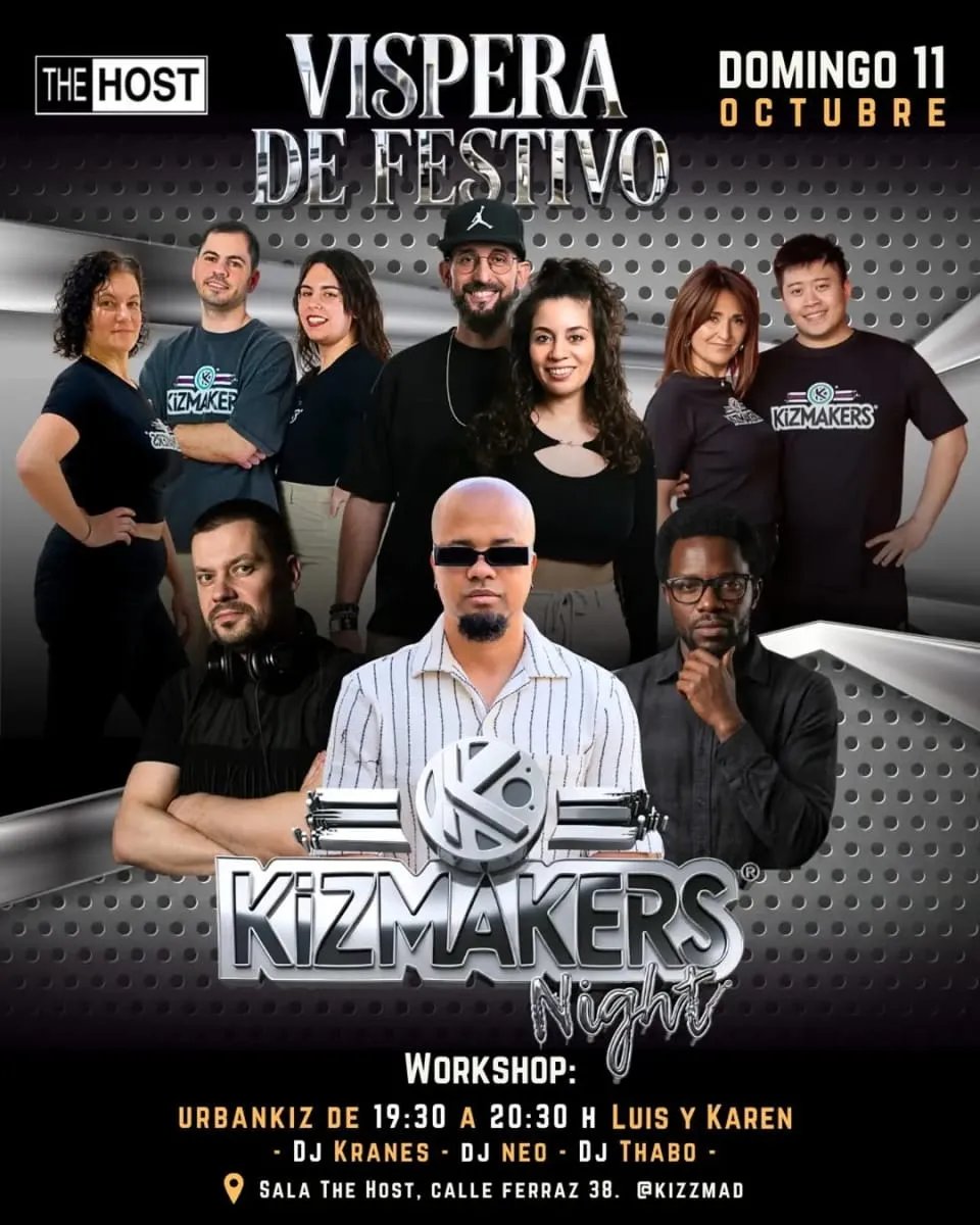 KizMakers Night – Víspera de festivo