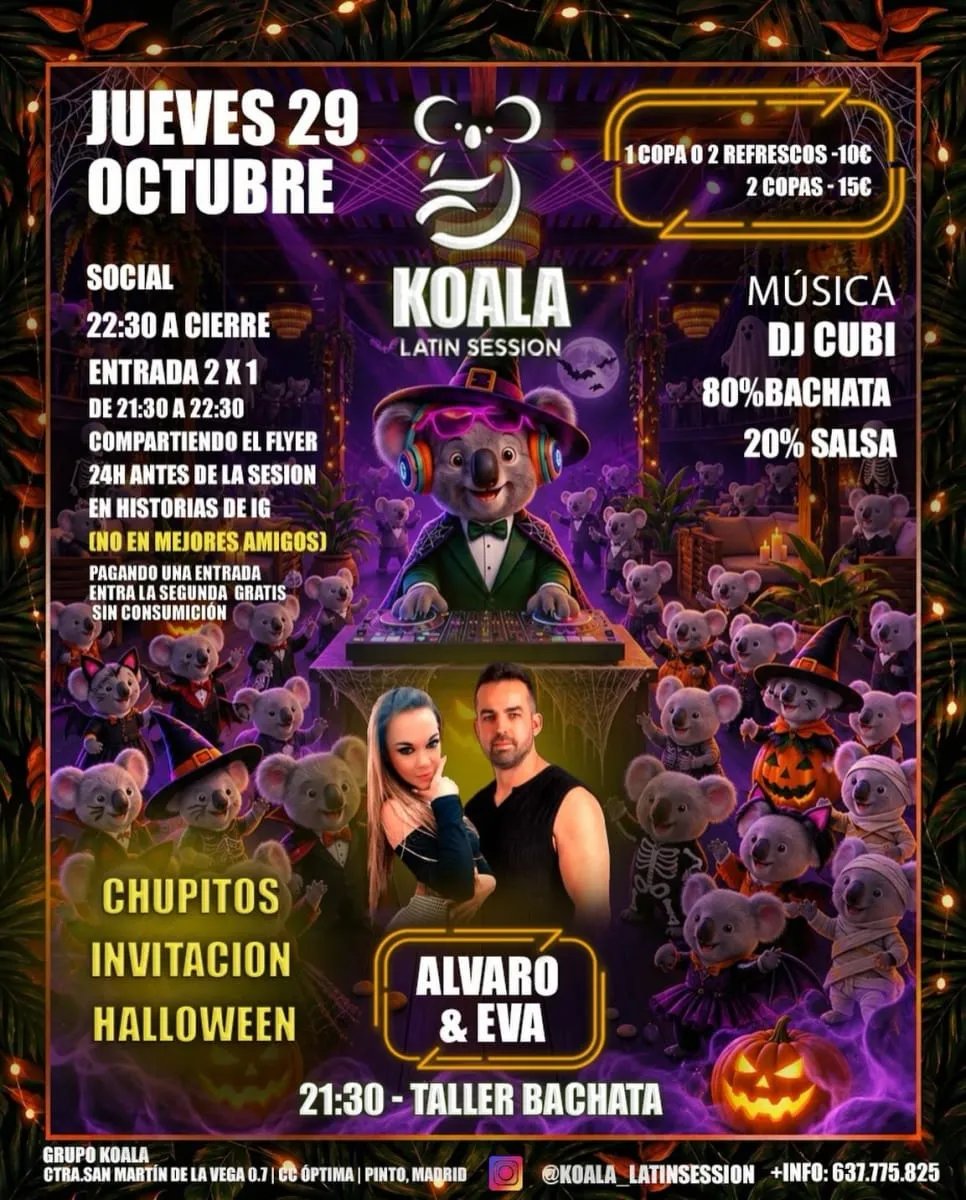 Koala Latin Session – Halloween