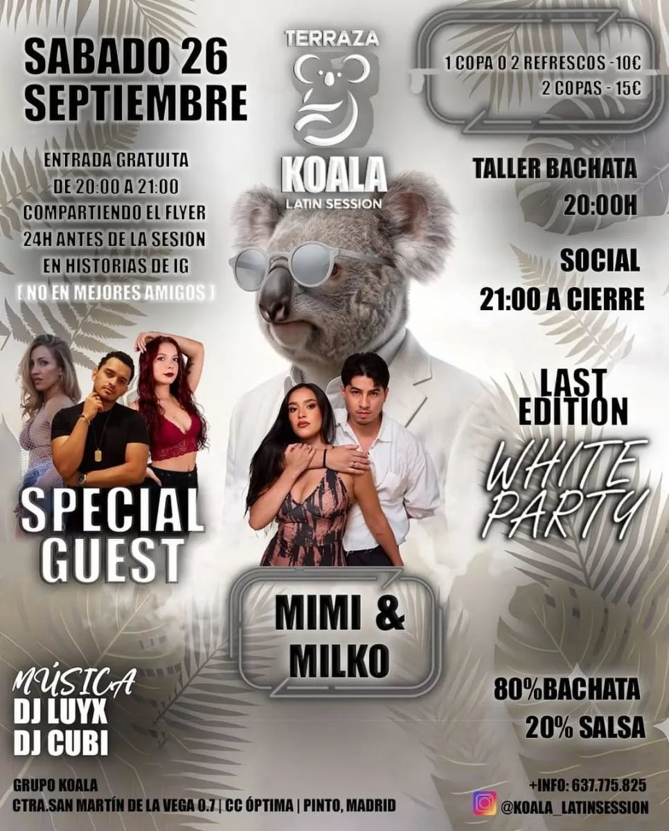 Koala Latin Session – Last Edition White Party