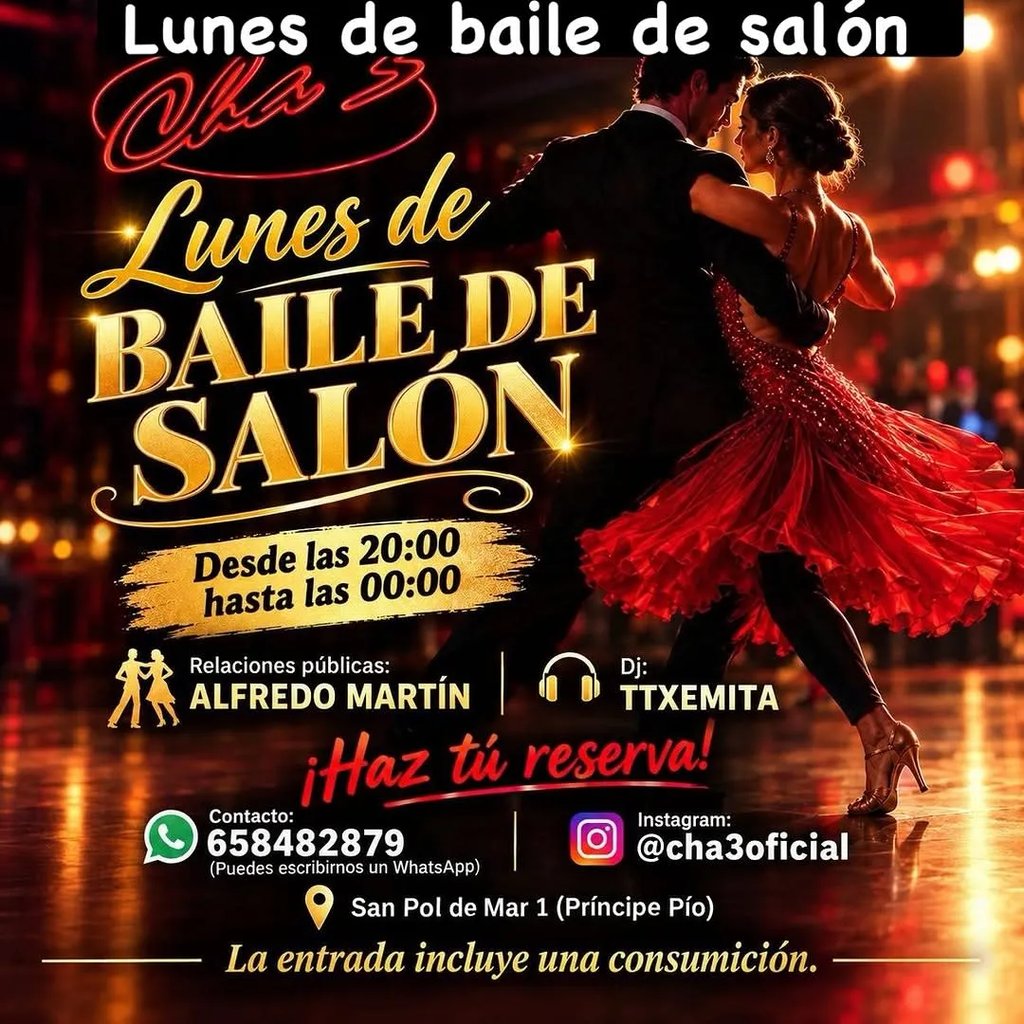 Lunes de baile de salón