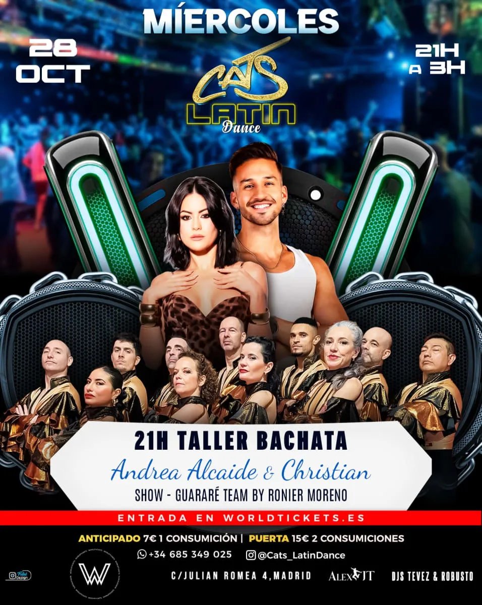 Miércoles de Bachata en Cats Latin Dance