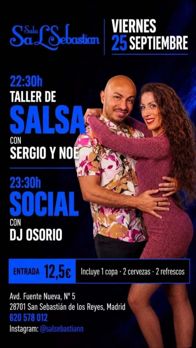 Taller de salsa y social con DJ Osorio