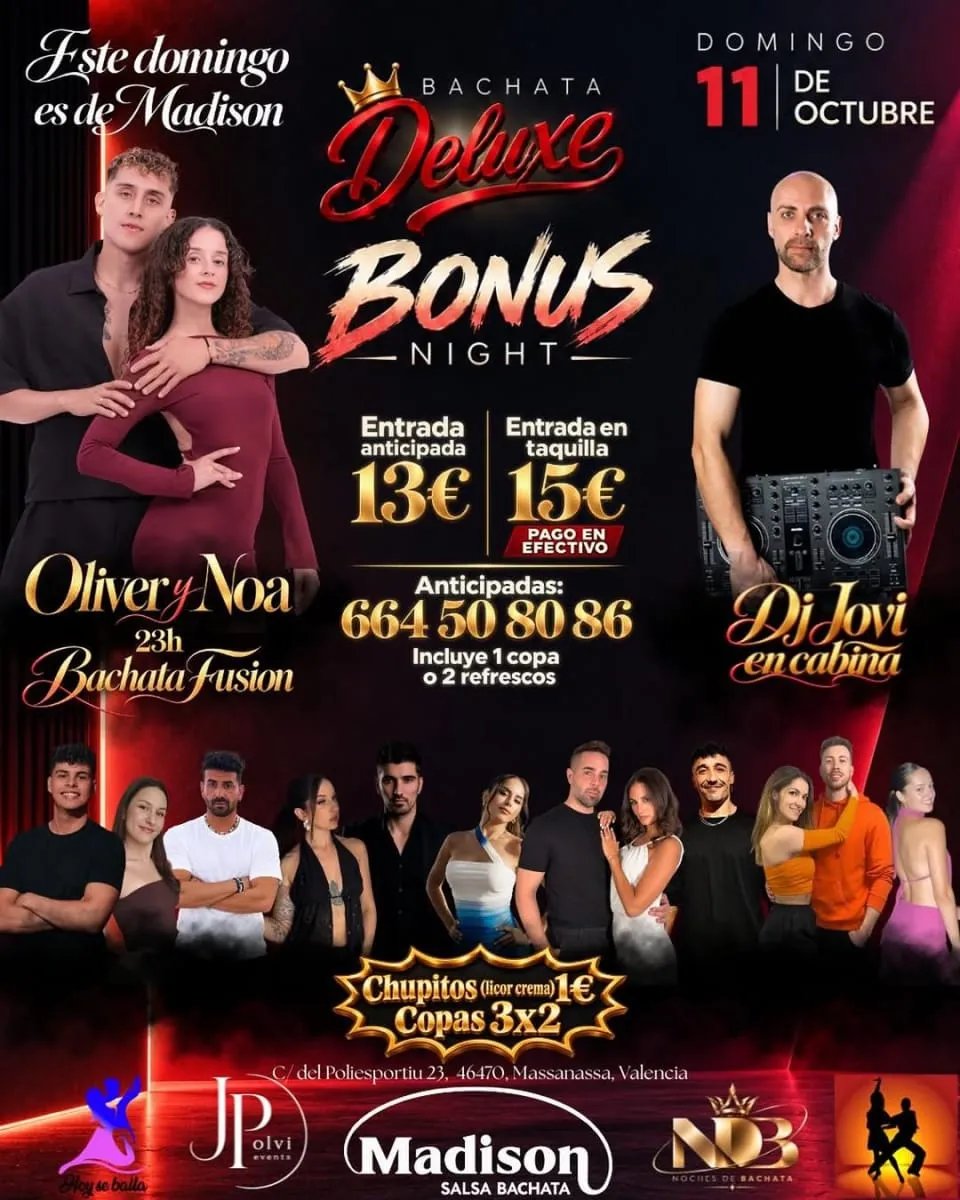 Bachata Deluxe Bonus Night