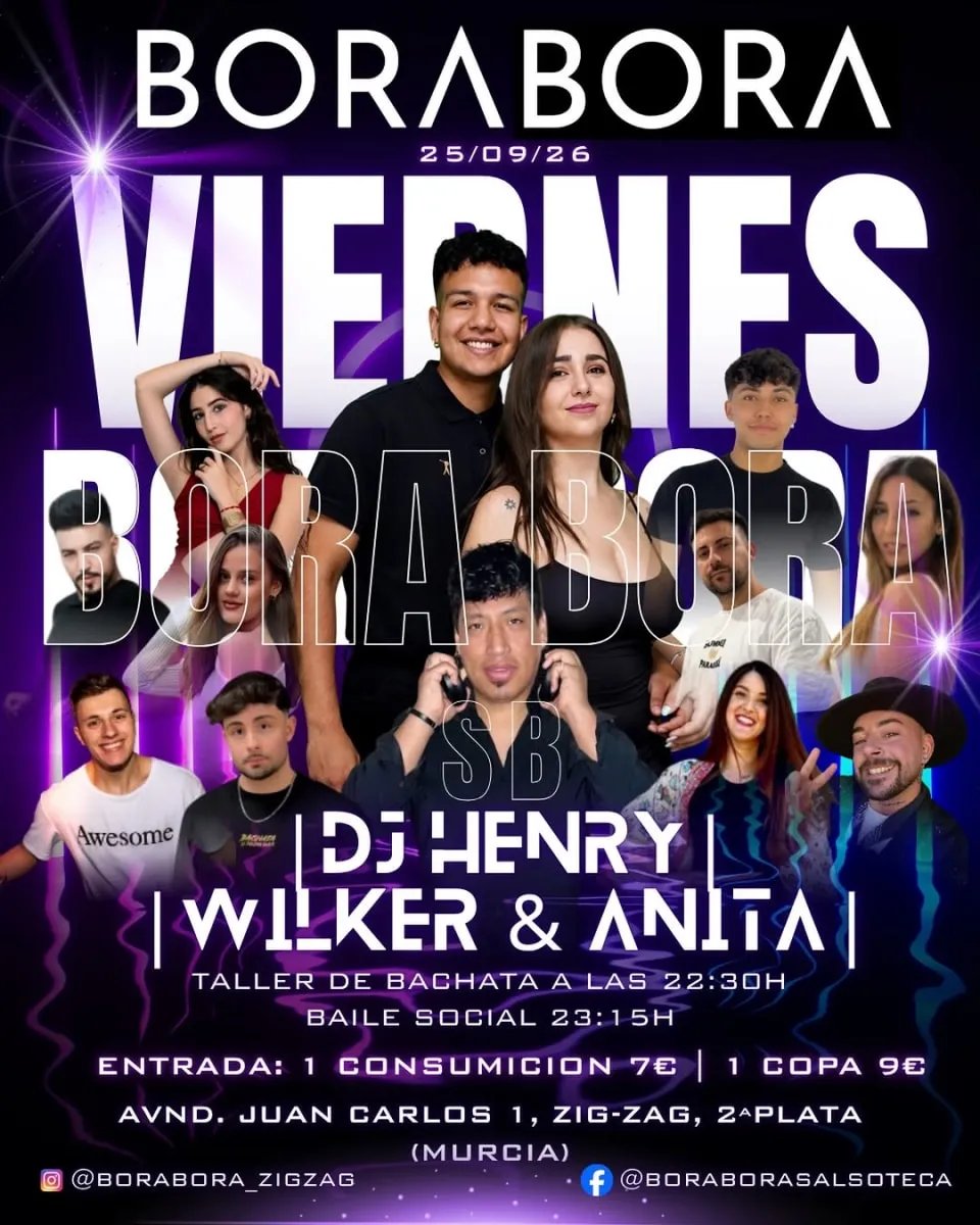 Bora Bora Viernes Bachata