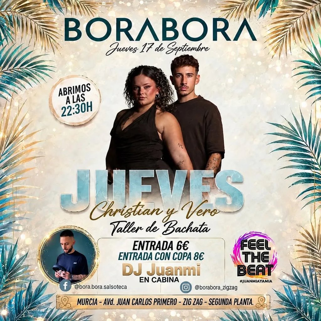 Jueves de bachata en Bora Bora: Christian y Vero