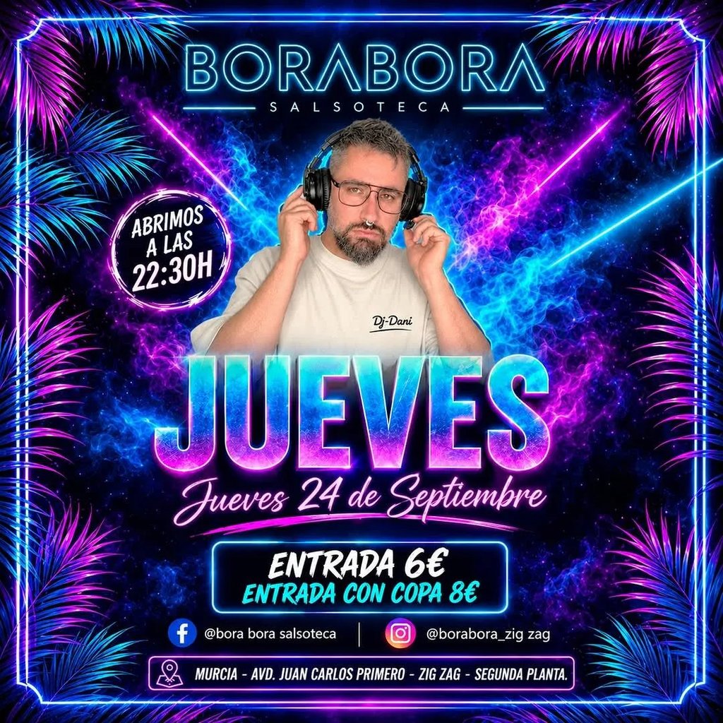 Jueves en Bora Bora Salsoteca
