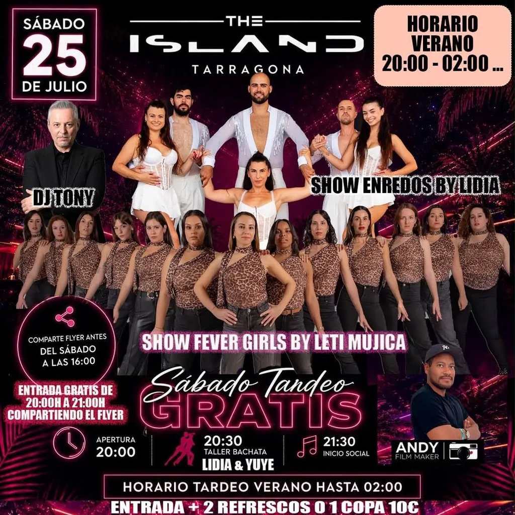 Sábado Tardeo Gratis