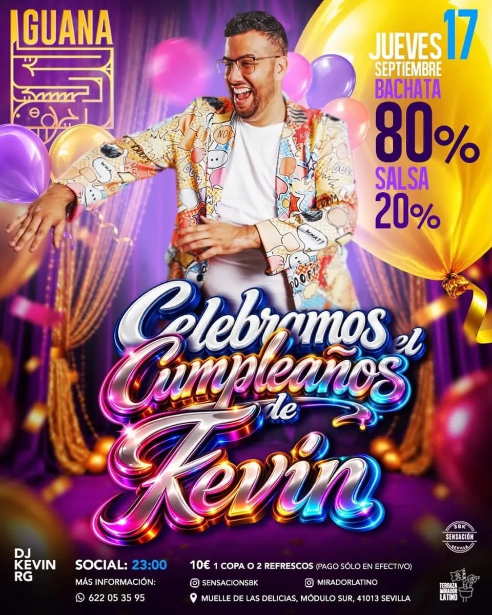 Celebramos el cumpleaños de Kevin