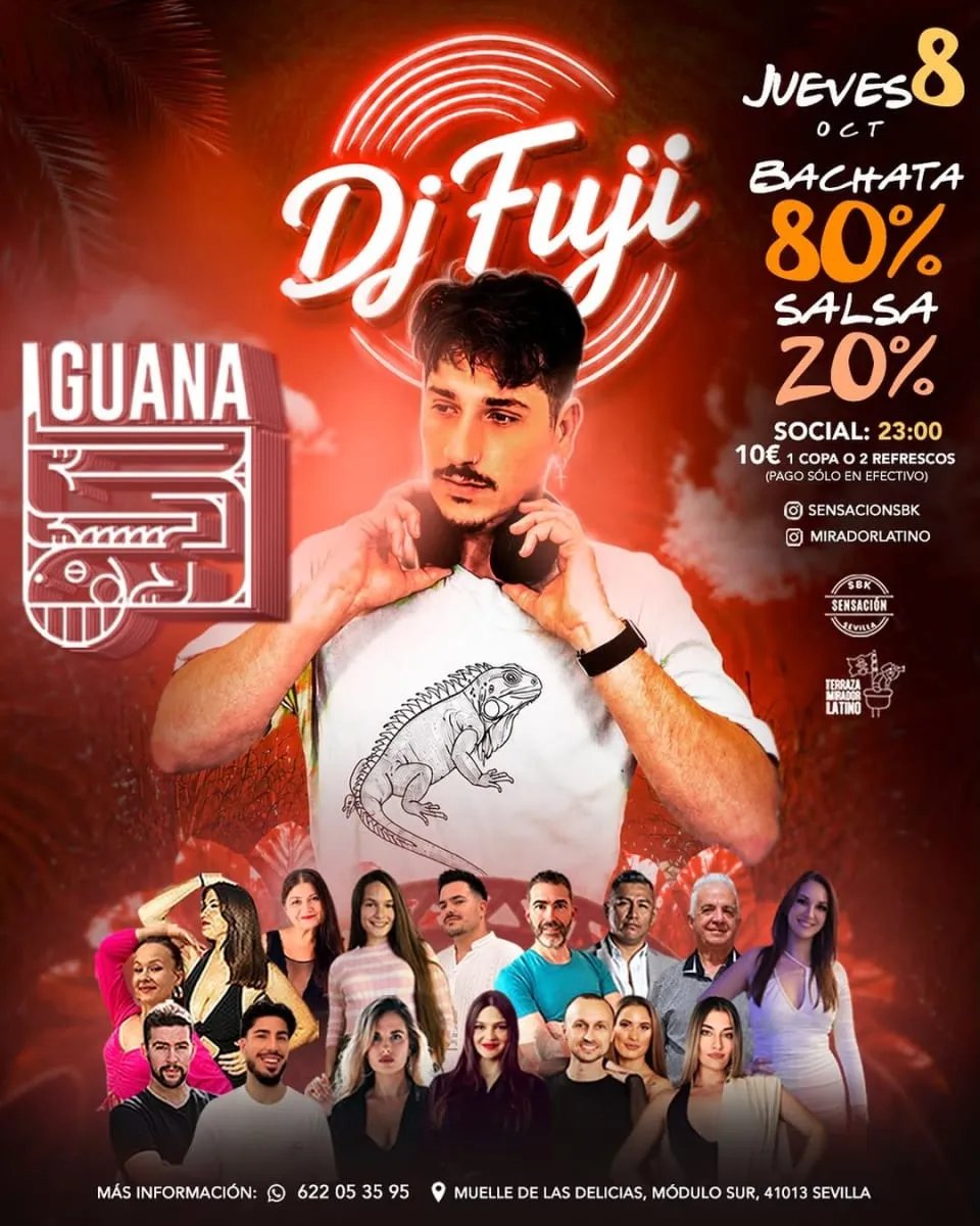 DJ Fuji en Iguana
