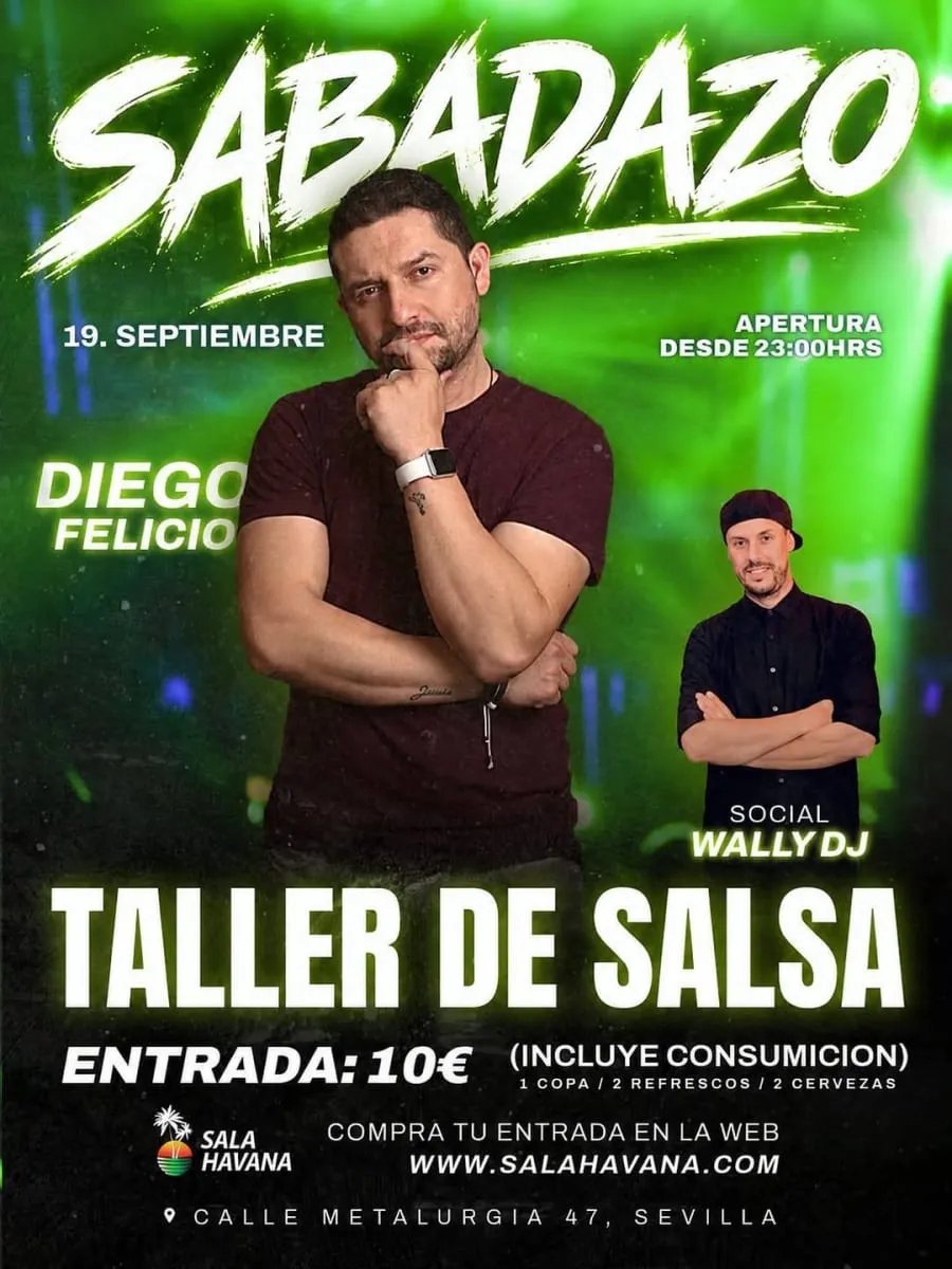 Sabadazo - Taller de salsa con Diego Felicio