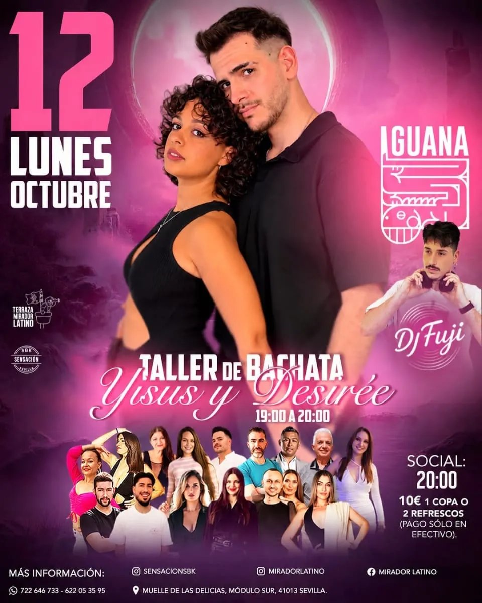 Taller de bachata Yisus y Desirée