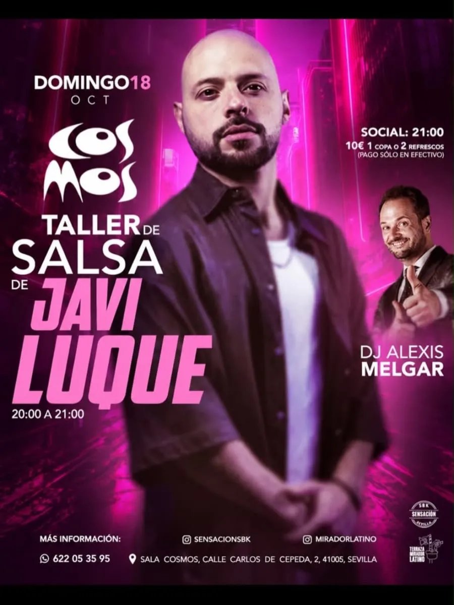 Taller de salsa de Javi Luque + Fiesta latina