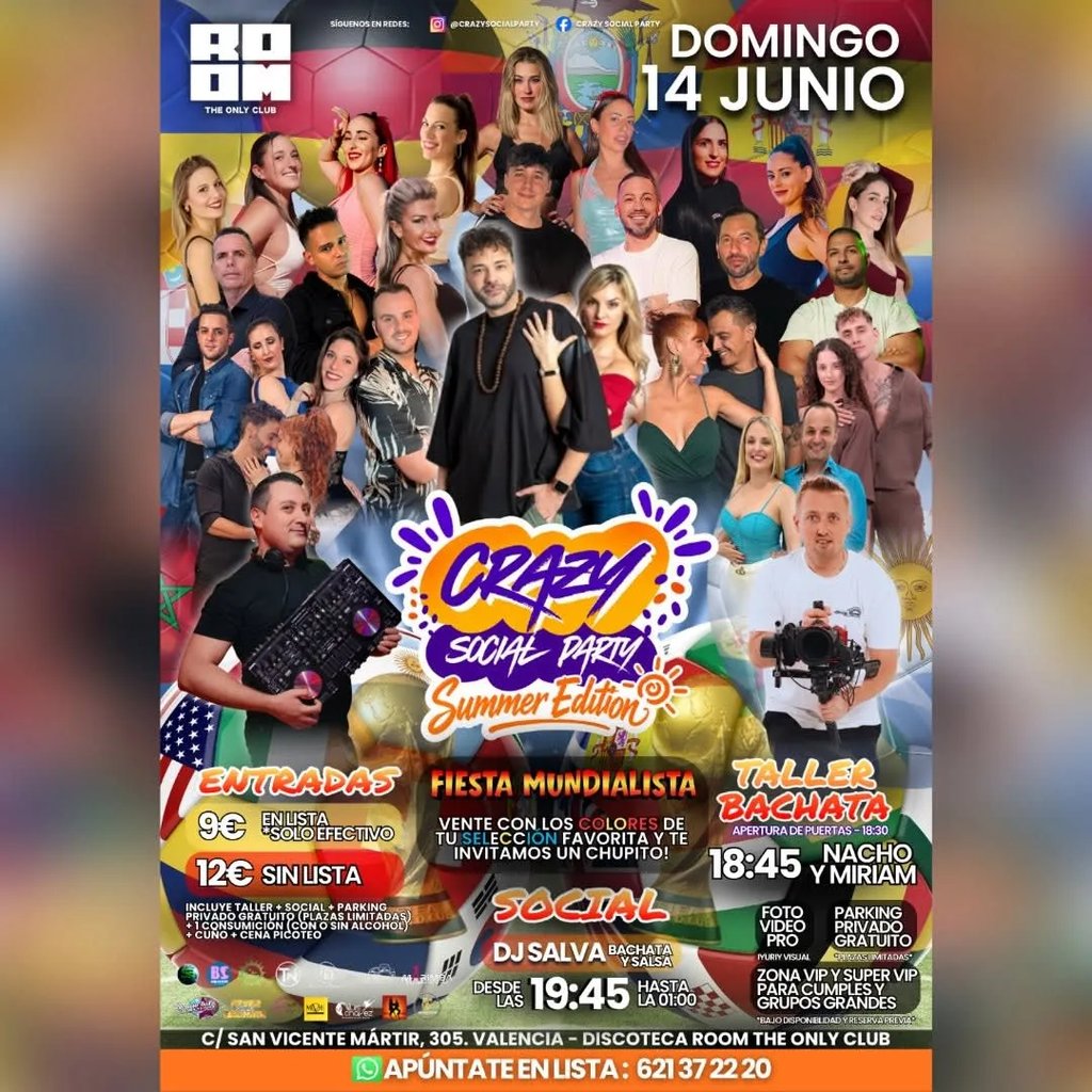 Crazy Social Party Summer Edition - Fiesta Mundialista
