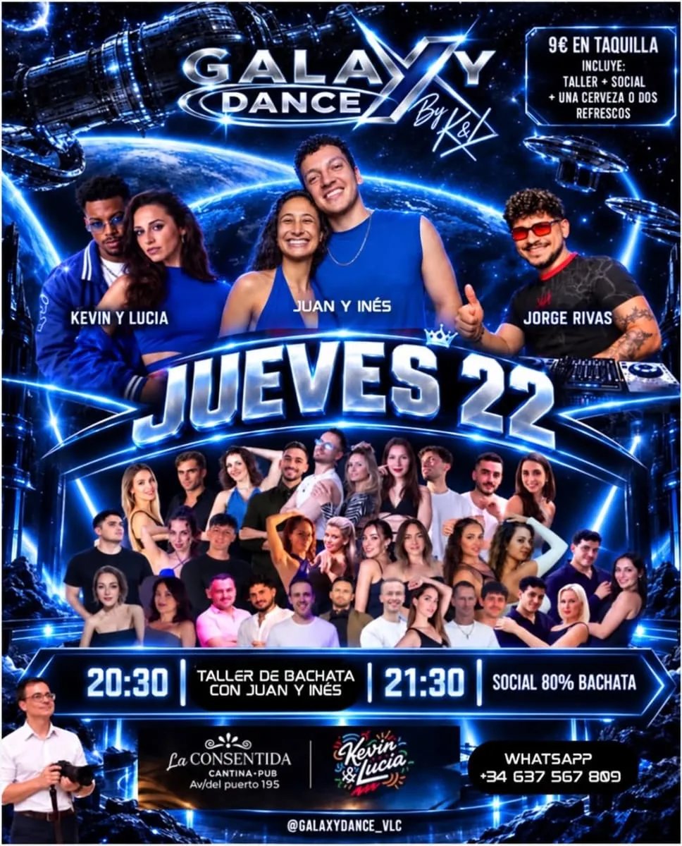Galaxy Dance by K&L – Jueves 22