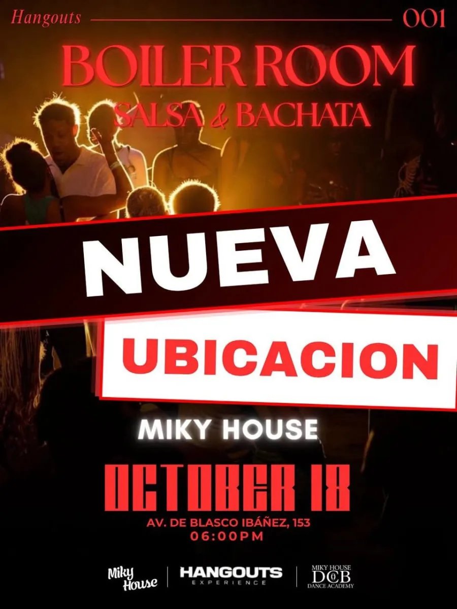Hangouts 001: Boiler Room Salsa & Bachata
