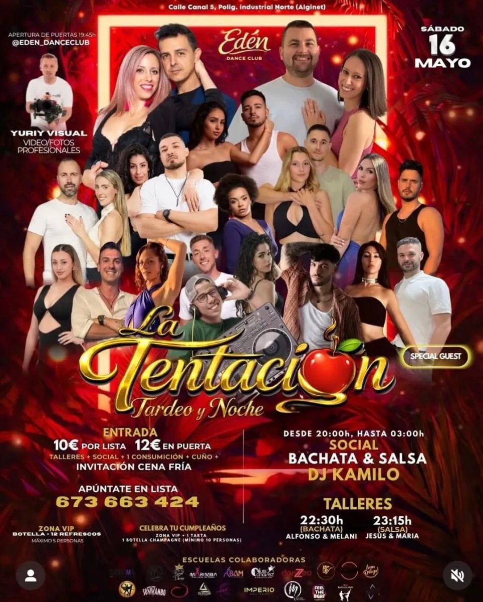 La Tentación: Tardeo y Noche