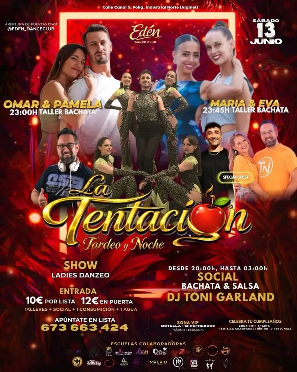 La Tentación Tardeo y Noche
