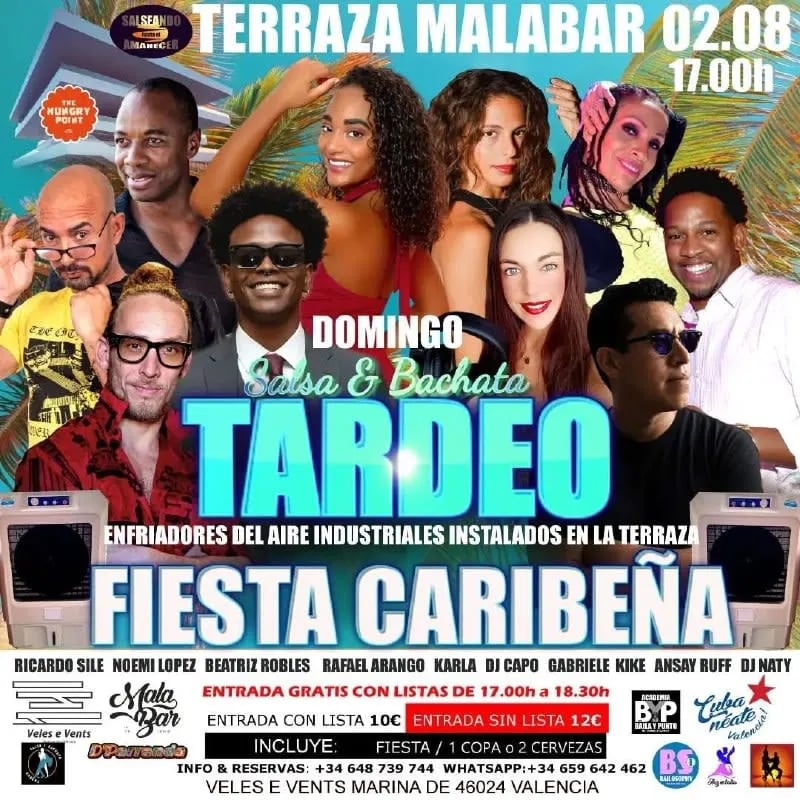Tardeo Fiesta Caribeña - Salsa & Bachata