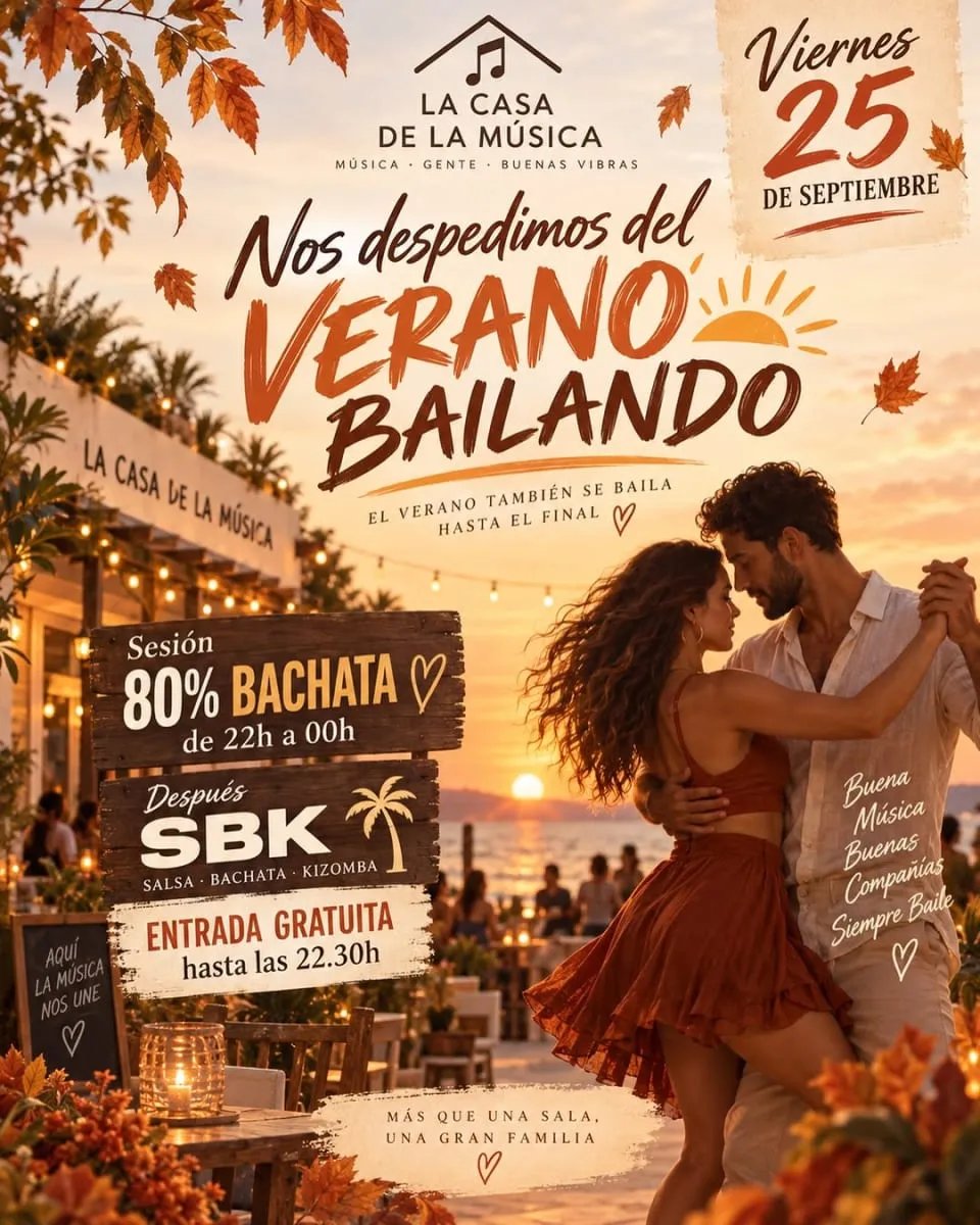 Nos despedimos del verano bailando