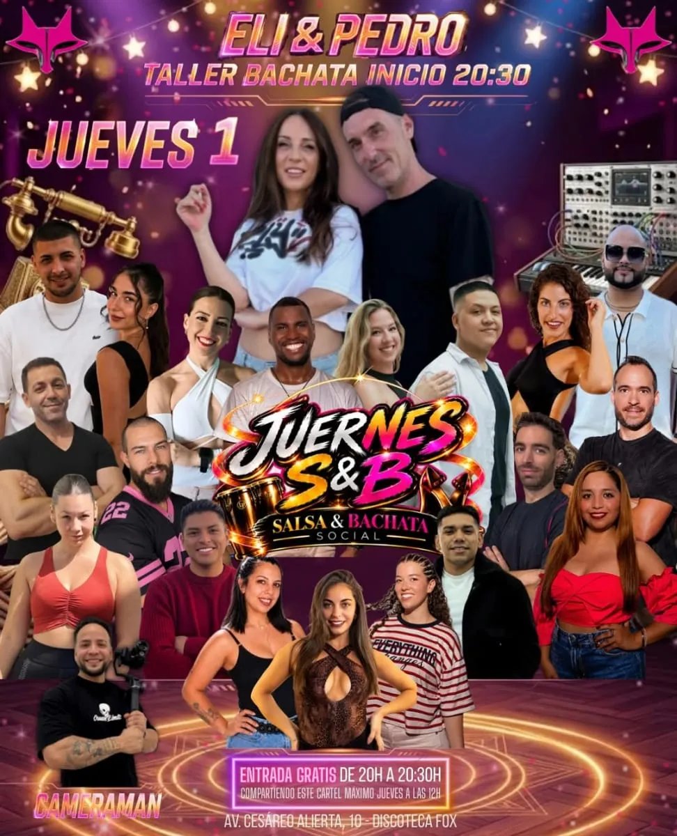 Jueves & B: Salsa & Bachata Social