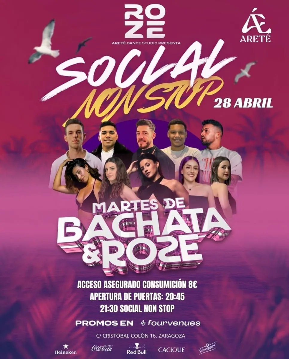 Martes de Bachata & Roze Social NON STOP