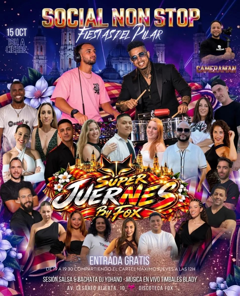 Social Non Stop - Fiestas del Pilar