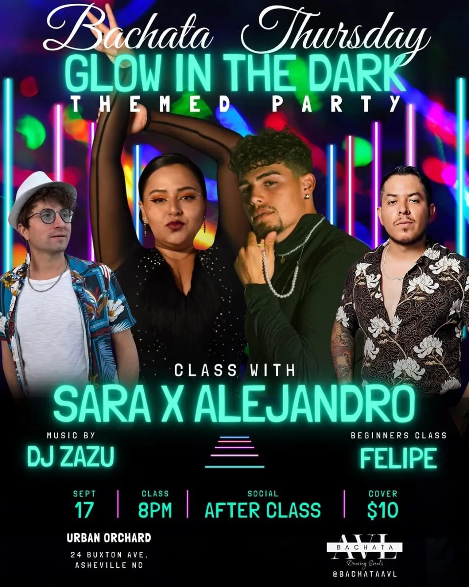Glow in the Dark Bachata Thursday