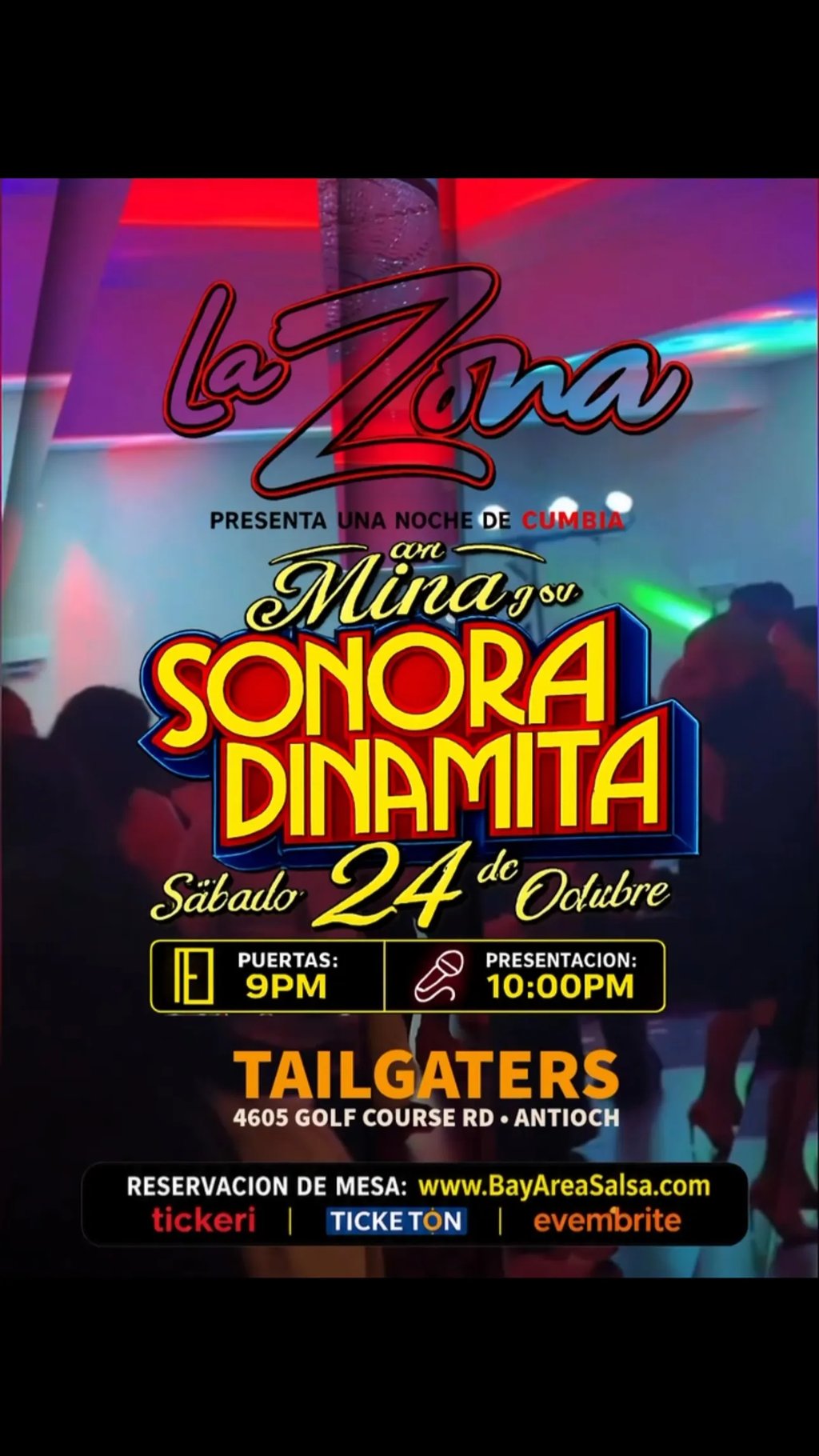 Una noche de cumbia con Mina y su Sonora Dinamita