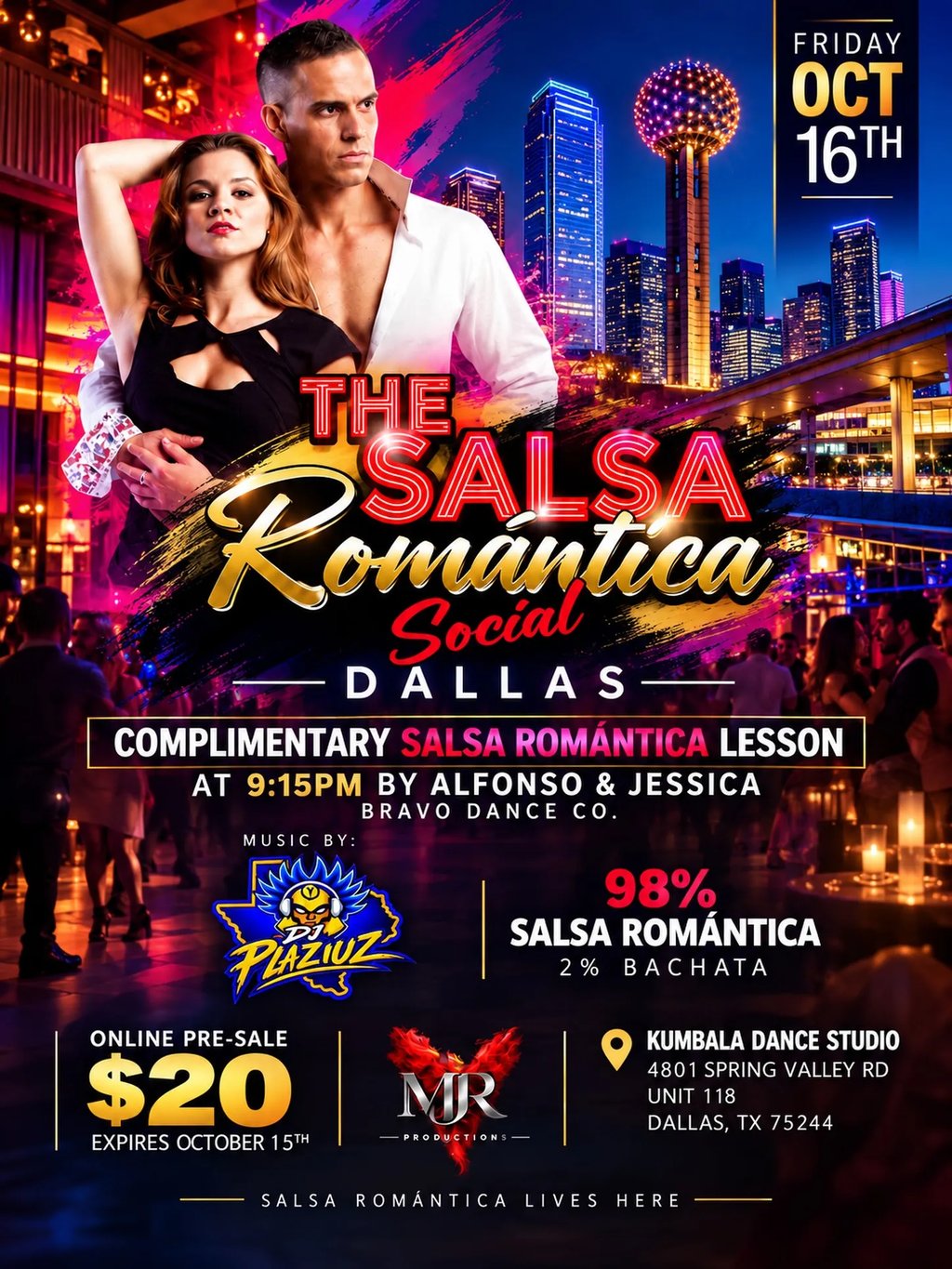 The Salsa Romántica Social Dallas