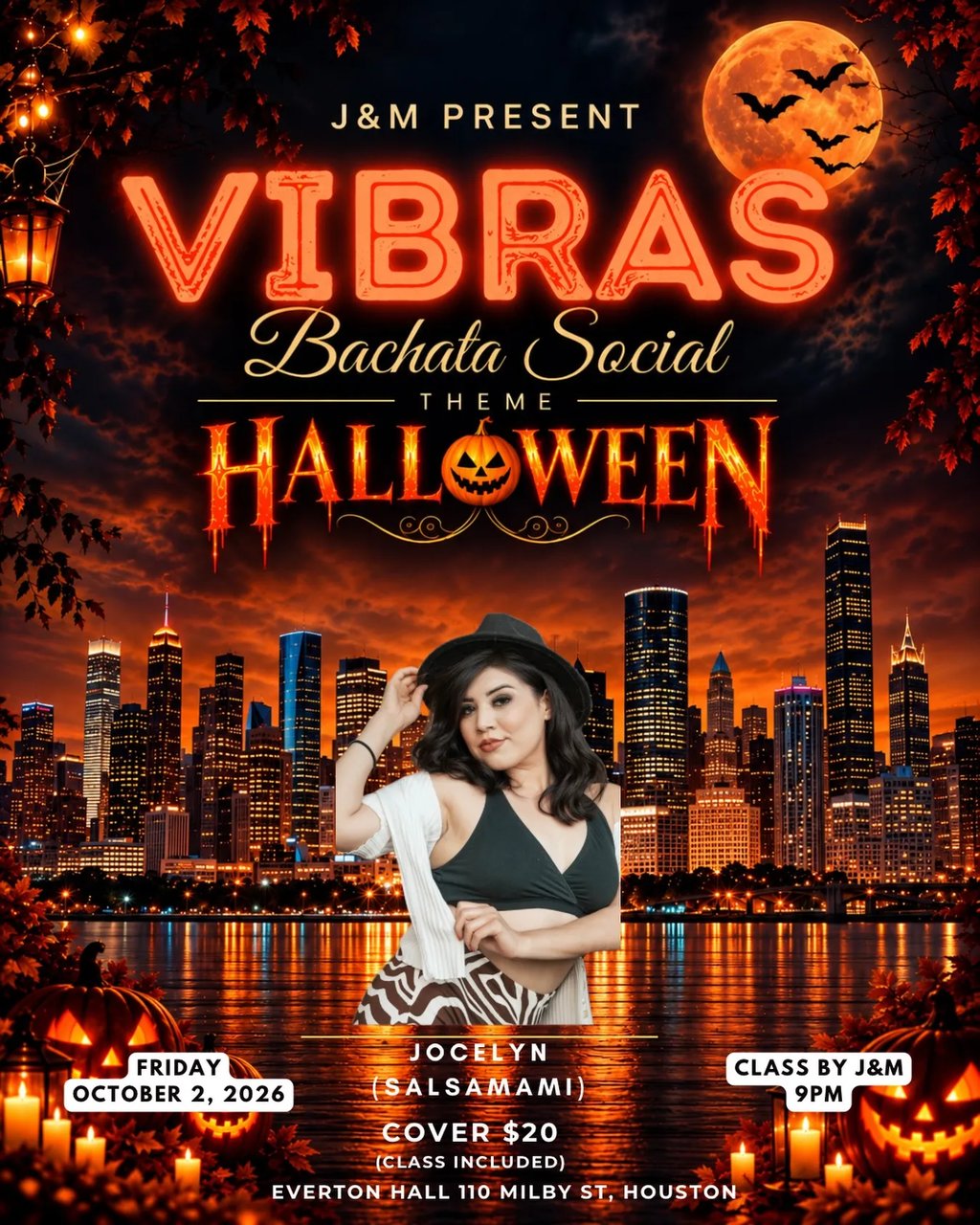 Vibras Bachata Social Theme Halloween