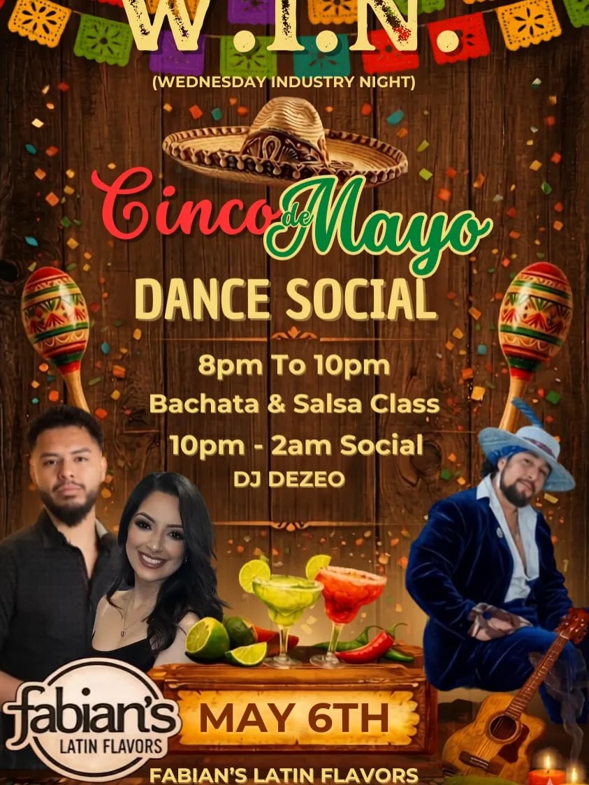W.I.N (Wednesday Industry Night) Cinco de Mayo Dance Social