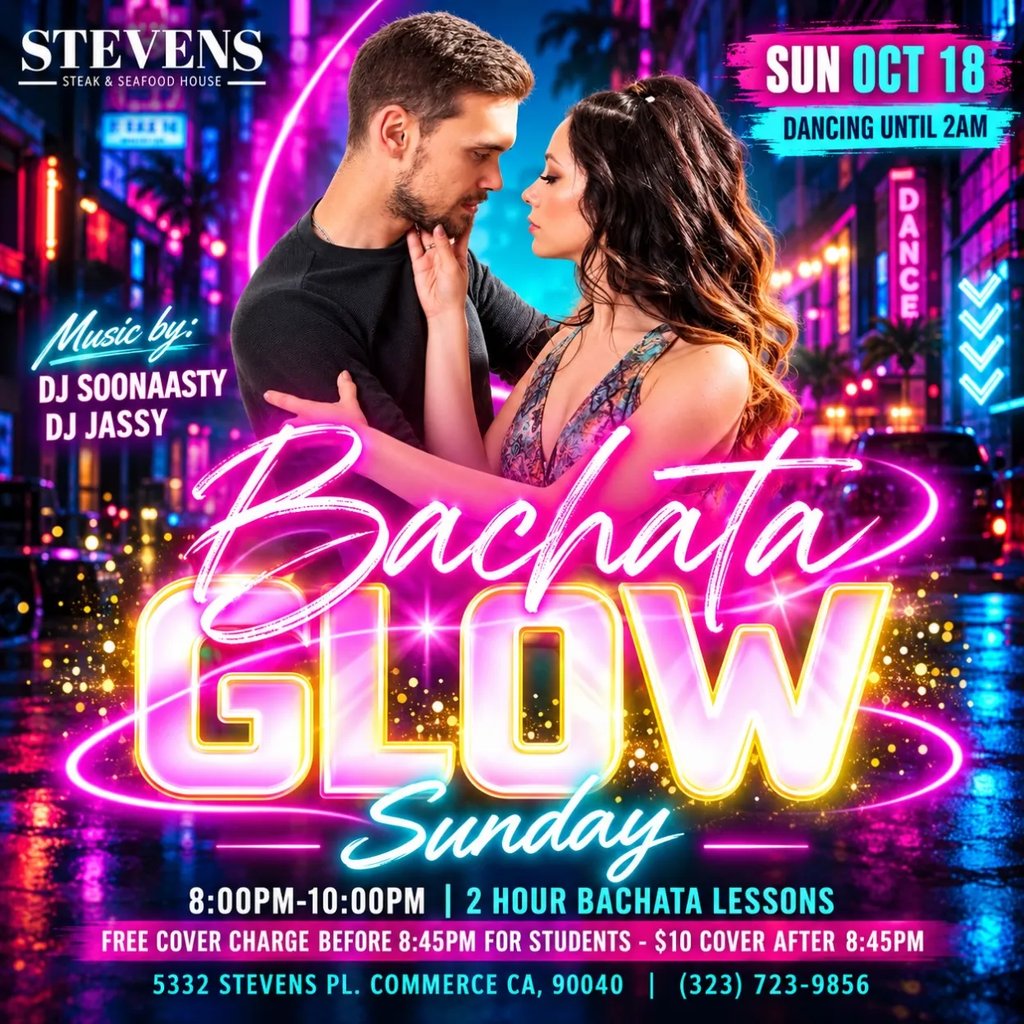 Bachata Glow Sunday