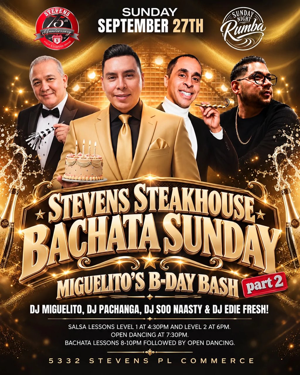 Bachata Sunday: Miguelito’s B-Day Bash part 2