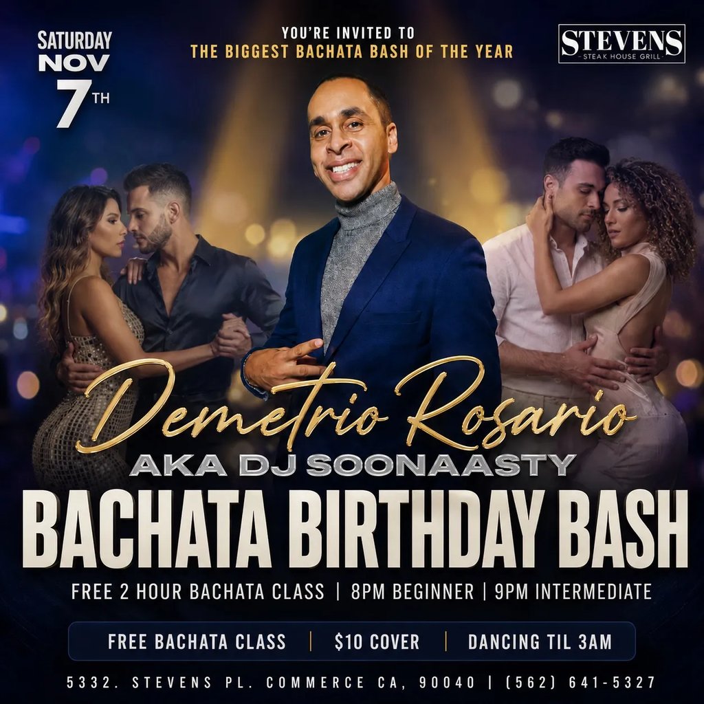 Demetrio Rosario Bachata Birthday Bash